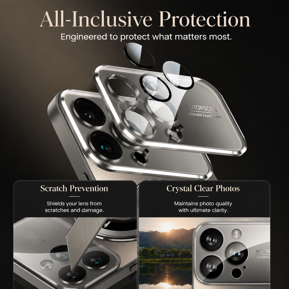 Premium iPhone Case MagSafe Compatible Tempered Glass Cover Shockproof Slim Protection