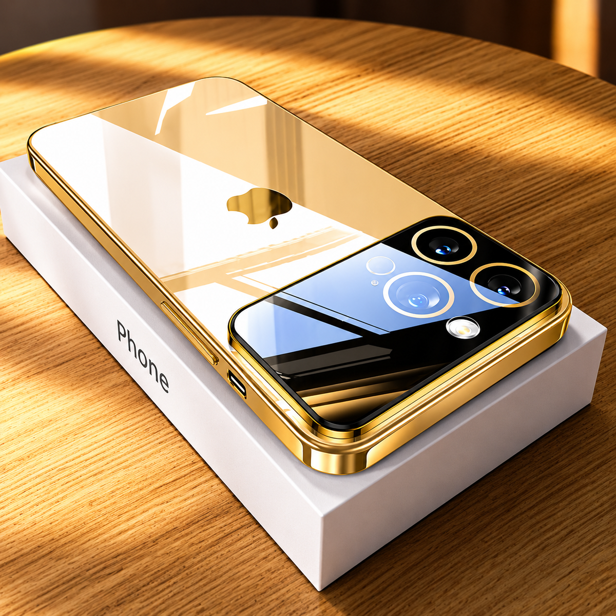 Premium iPhone Case MagSafe Compatible Transparent Acrylic Cover Tempered Camera Protection