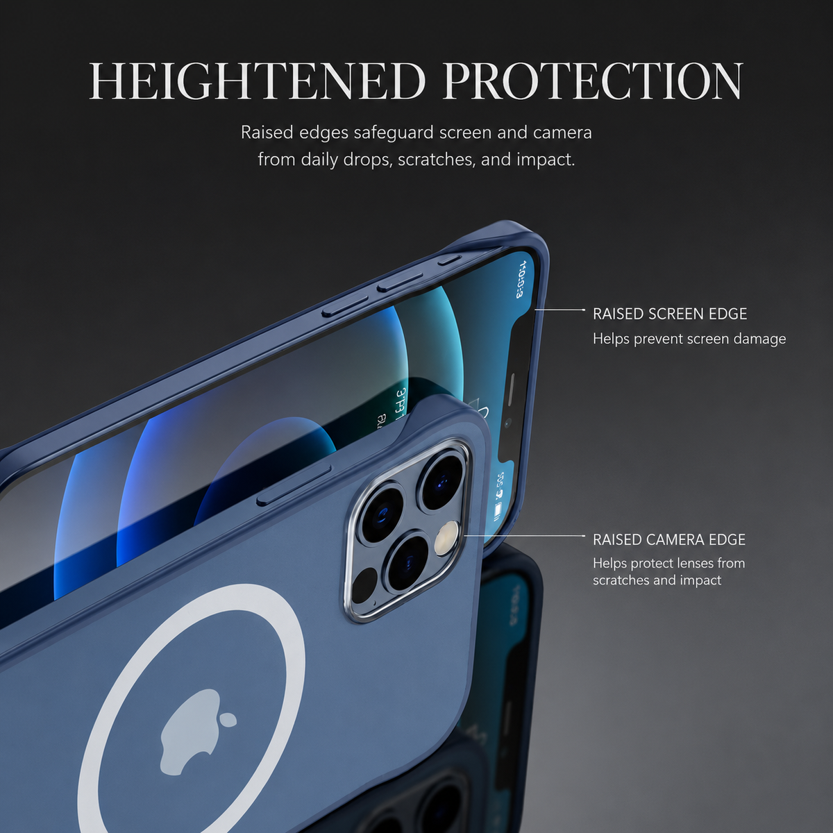 Premium iPhone Case MagSafe Compatible Transparent Ultra Thin Cover Frameless Protection