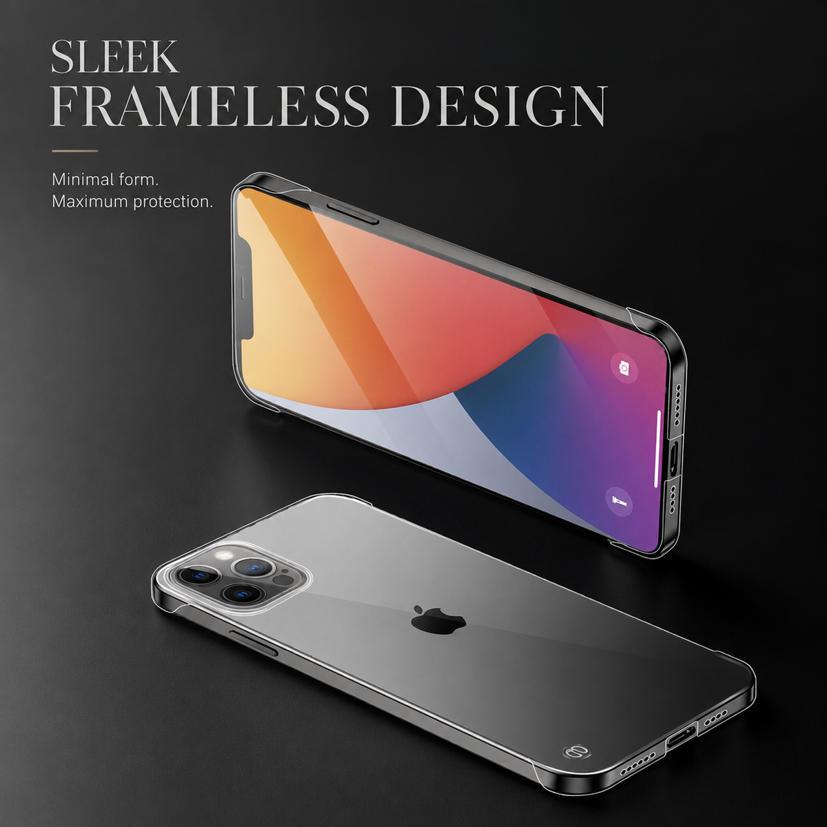 Premium iPhone Case MagSafe Compatible Transparent Ultra Thin Cover Frameless Protection