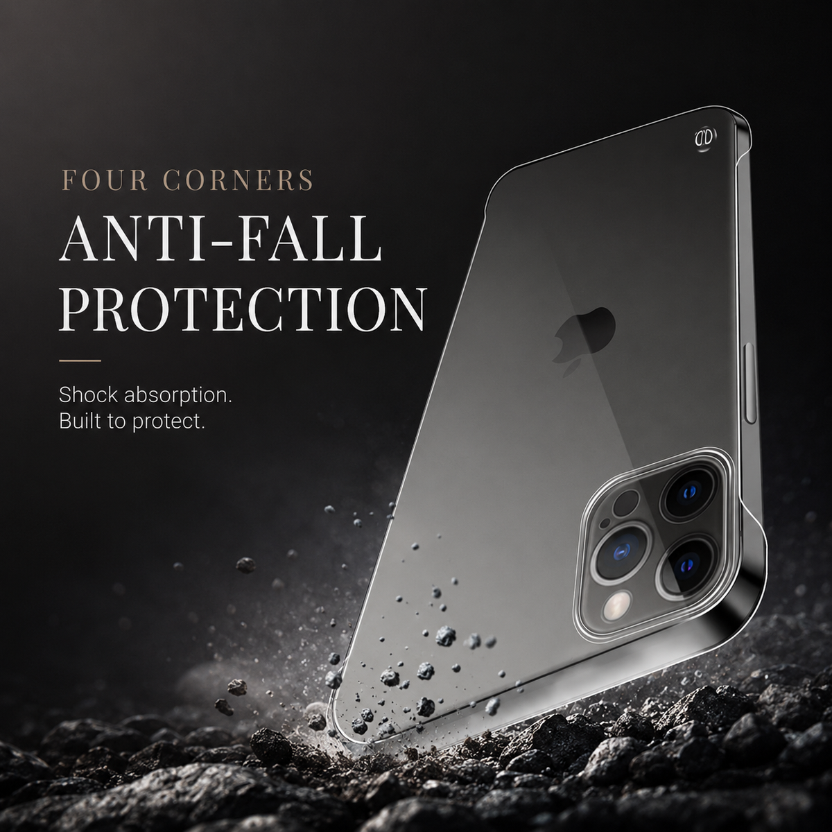 Premium iPhone Case MagSafe Compatible Transparent Ultra Thin Cover Frameless Protection