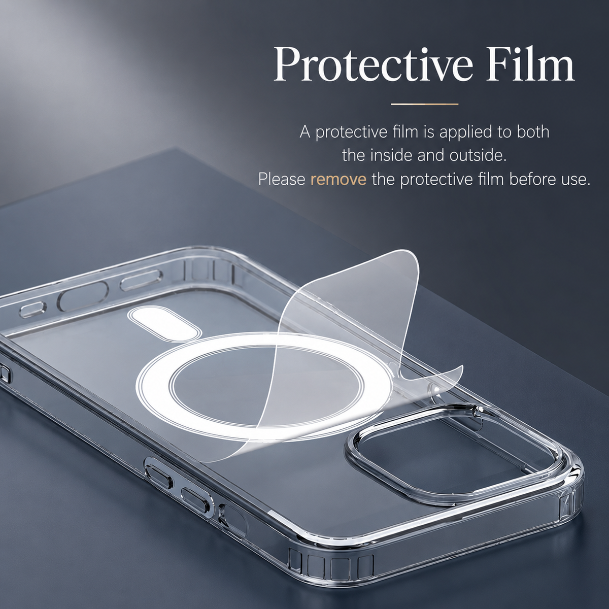 Premium iPhone Case MagSafe Compatible Transparent Ultra Thin Cover Frameless Protection