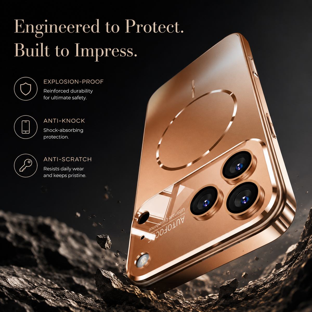 Premium iPhone Case MagSafe Compatible Ultra Thin Matte Cover Magnetic Shockproof Camera Lens Protection Anti Fingerprint Hard Back
