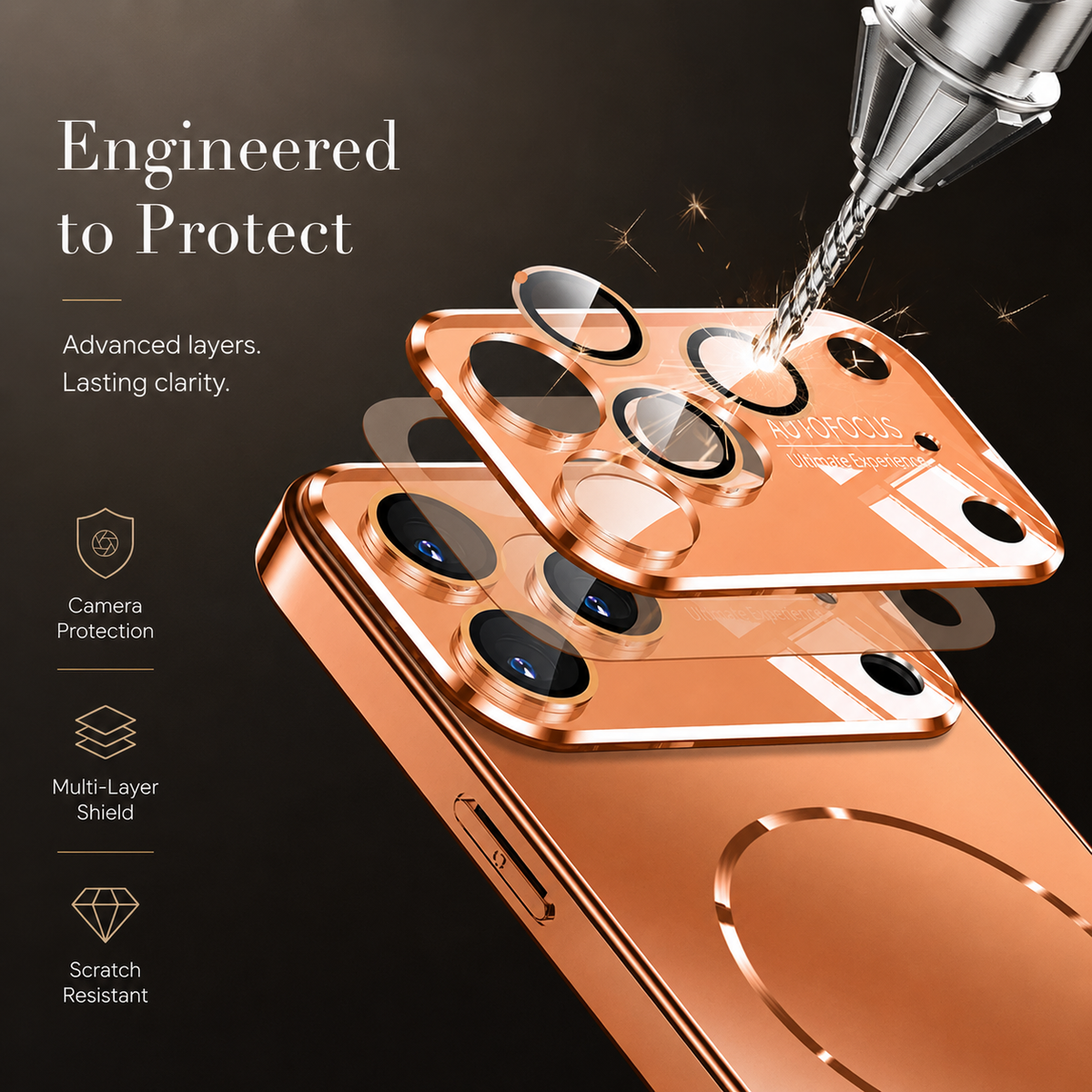 Premium iPhone Case MagSafe Compatible Ultra Thin Matte Cover Magnetic Shockproof Camera Lens Protection Anti Fingerprint Hard Back