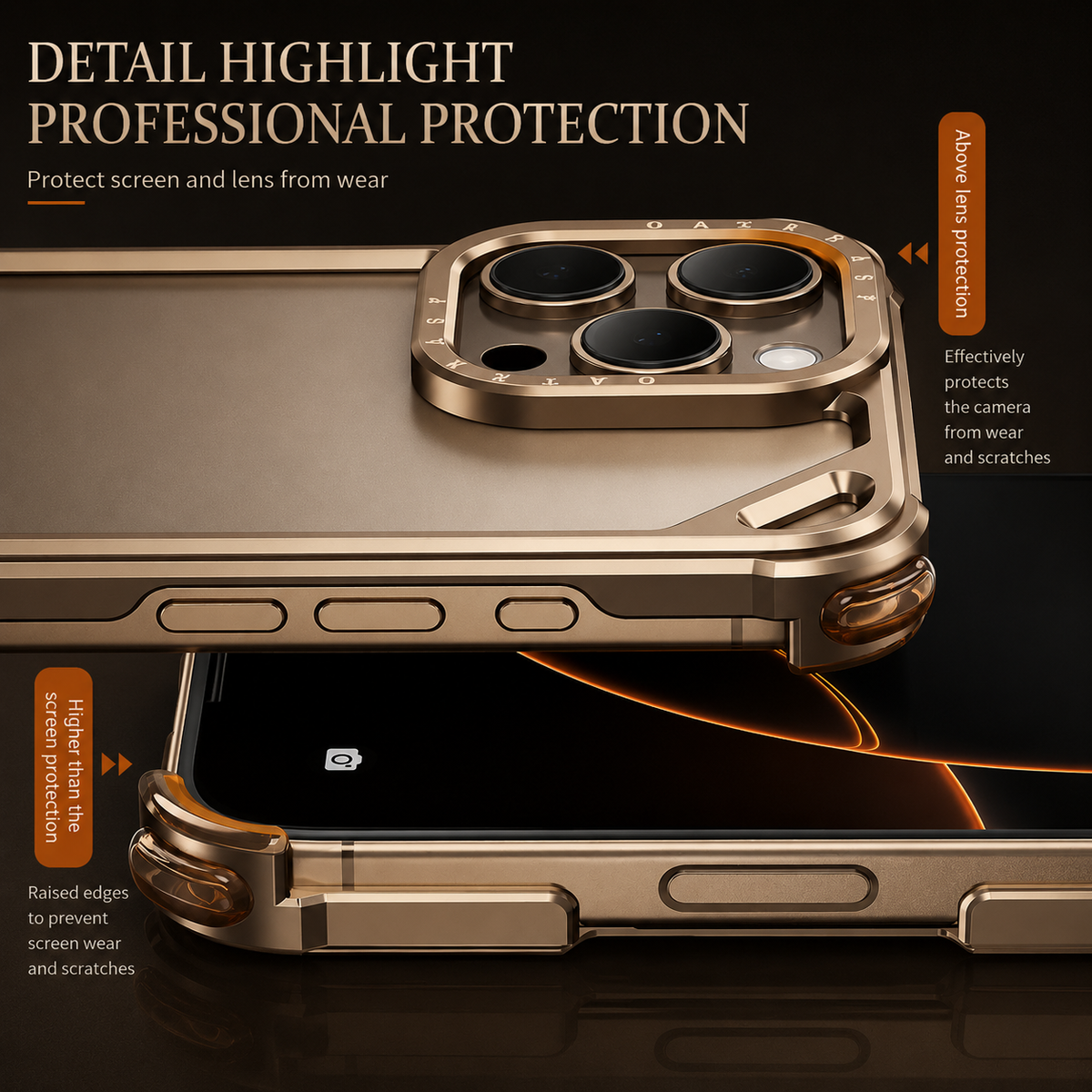 Premium iPhone Case MagSafe Compatible Ultra Thin Metal Bumper Cover Shockproof Protection