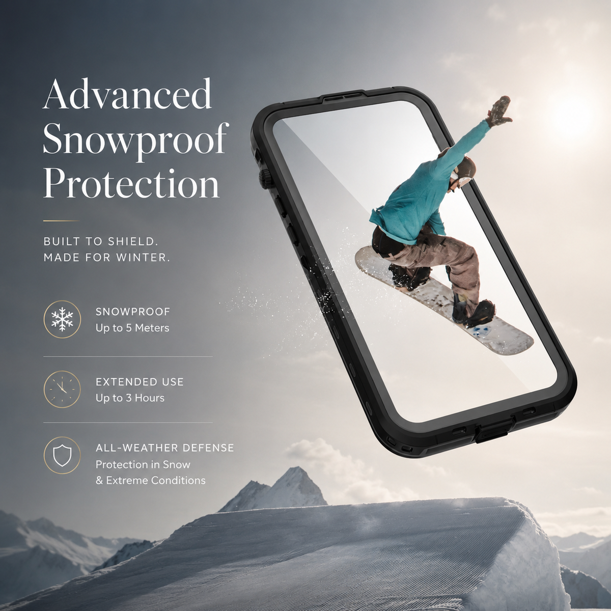 Premium iPhone Case MagSafe Compatible Waterproof IP68 Cover Full Body Protection