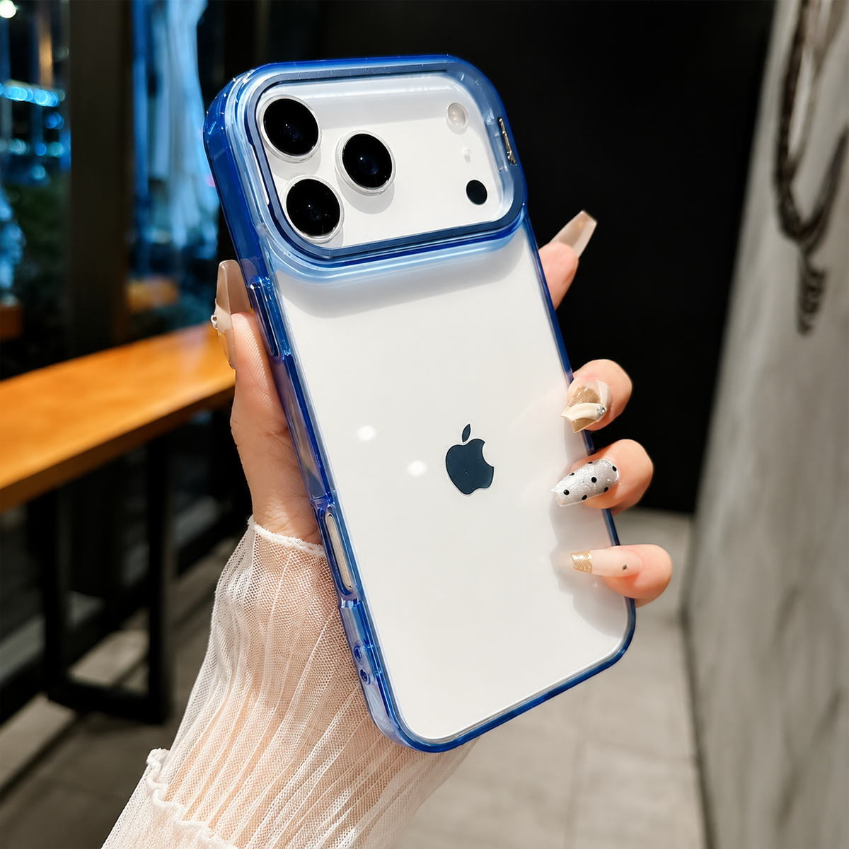Premium iPhone Case MagSafe Crystal Clear Hard PC Bumper Shockproof Camera Lens Stand Armor Protection