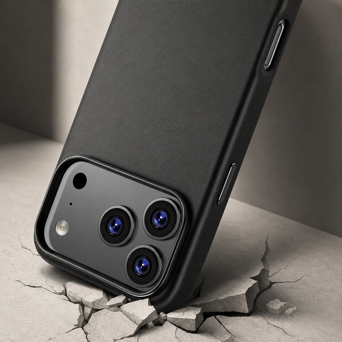 Premium iPhone Case MagSafe Leather Cover Strong Magnetic Support Shockproof Half Wrapped Slim Protective Design