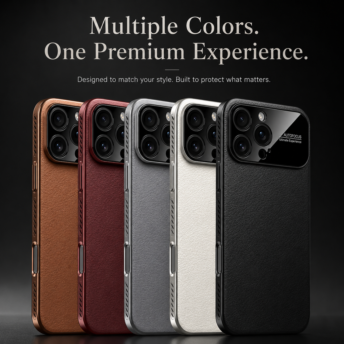 Premium iPhone Case MagSafe Magnetic Leather Border Cover Heat Dissipation Shockproof Anti Fingerprint Protective Case