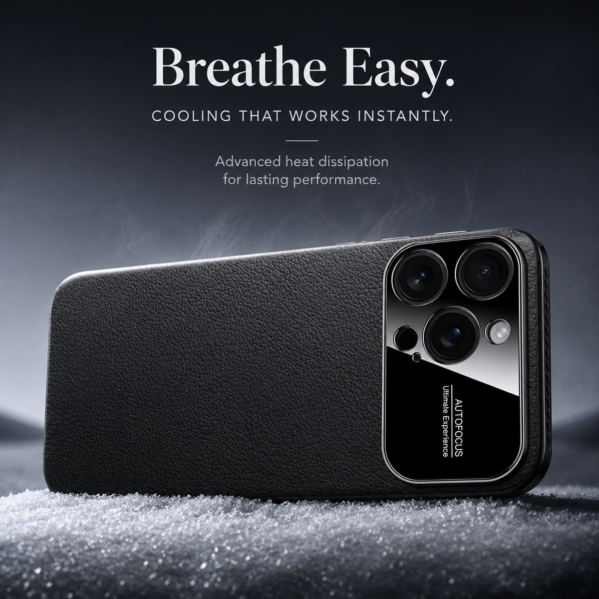 Premium iPhone Case MagSafe Magnetic Leather Border Cover Heat Dissipation Shockproof Anti Fingerprint Protective Case