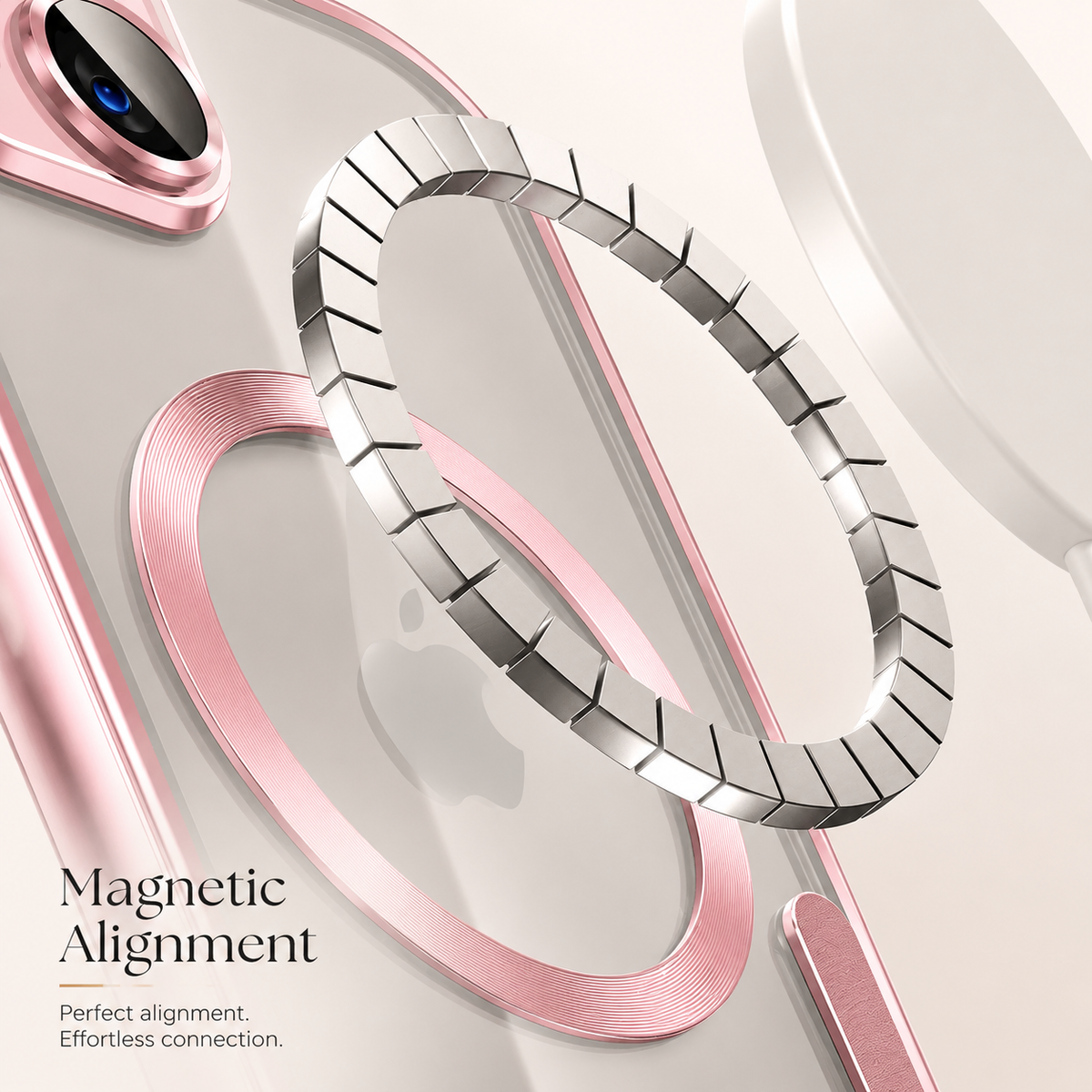 Premium iPhone Case MagSafe Transparent TPU Cover Magnetic Lens Protection Shockproof Anti Fingerprint Anti Scratch Full Coverage