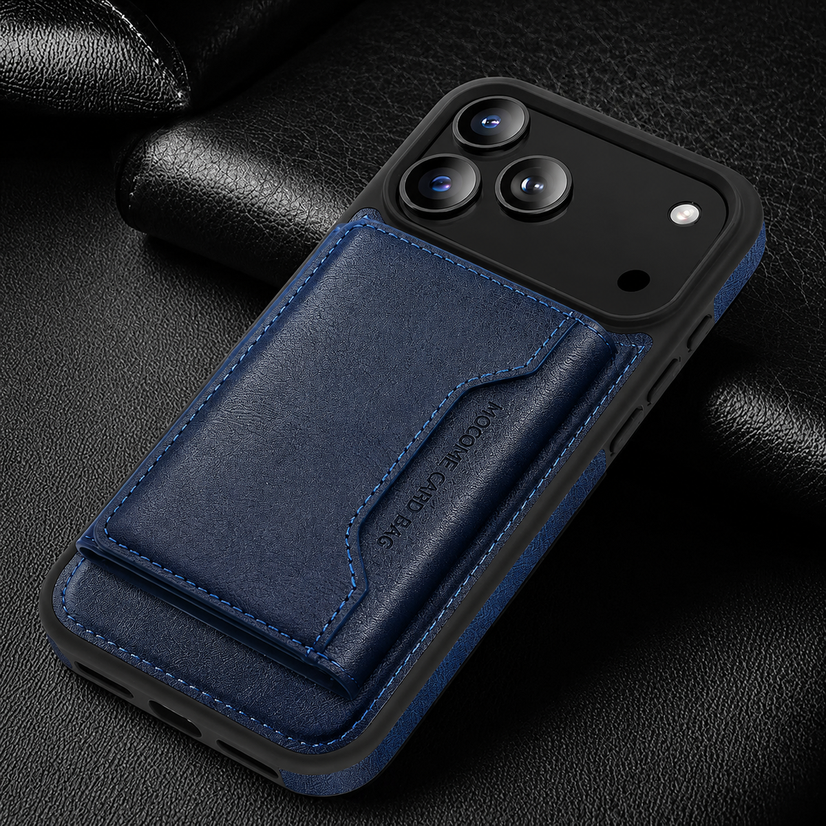 Premium iPhone Case Magnetic PU Leather Wallet Cover Card Holder MagSafe Shockproof Secure Storage Protection