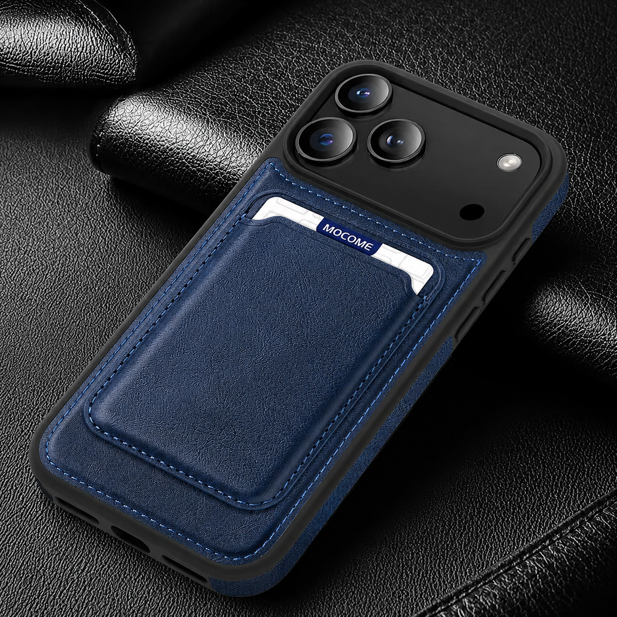 Premium iPhone Case Magnetic RFID Leather Wallet Cover Card Holder MagSafe Shockproof Secure Storage Protection