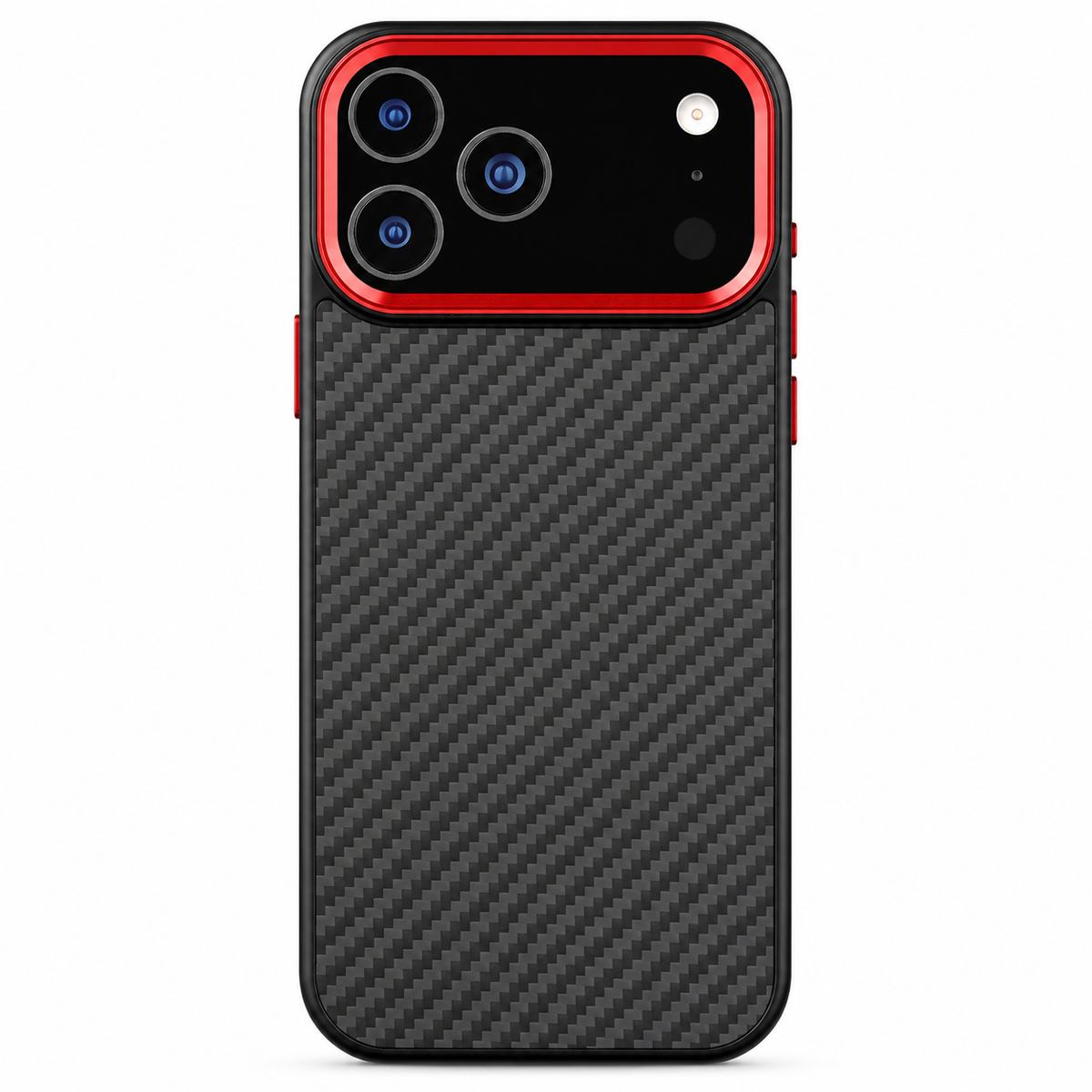 Premium iPhone Case Real Aramid Kevlar Fiber Full Coverage Magnetic Cover with Wireless Charging MagSafe Compatible Protective Design