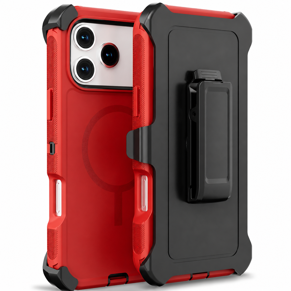 Premium iPhone Case Rugged Defender Protective Cover Shockproof Armor Dual Layer Belt Clip Full Port Protection