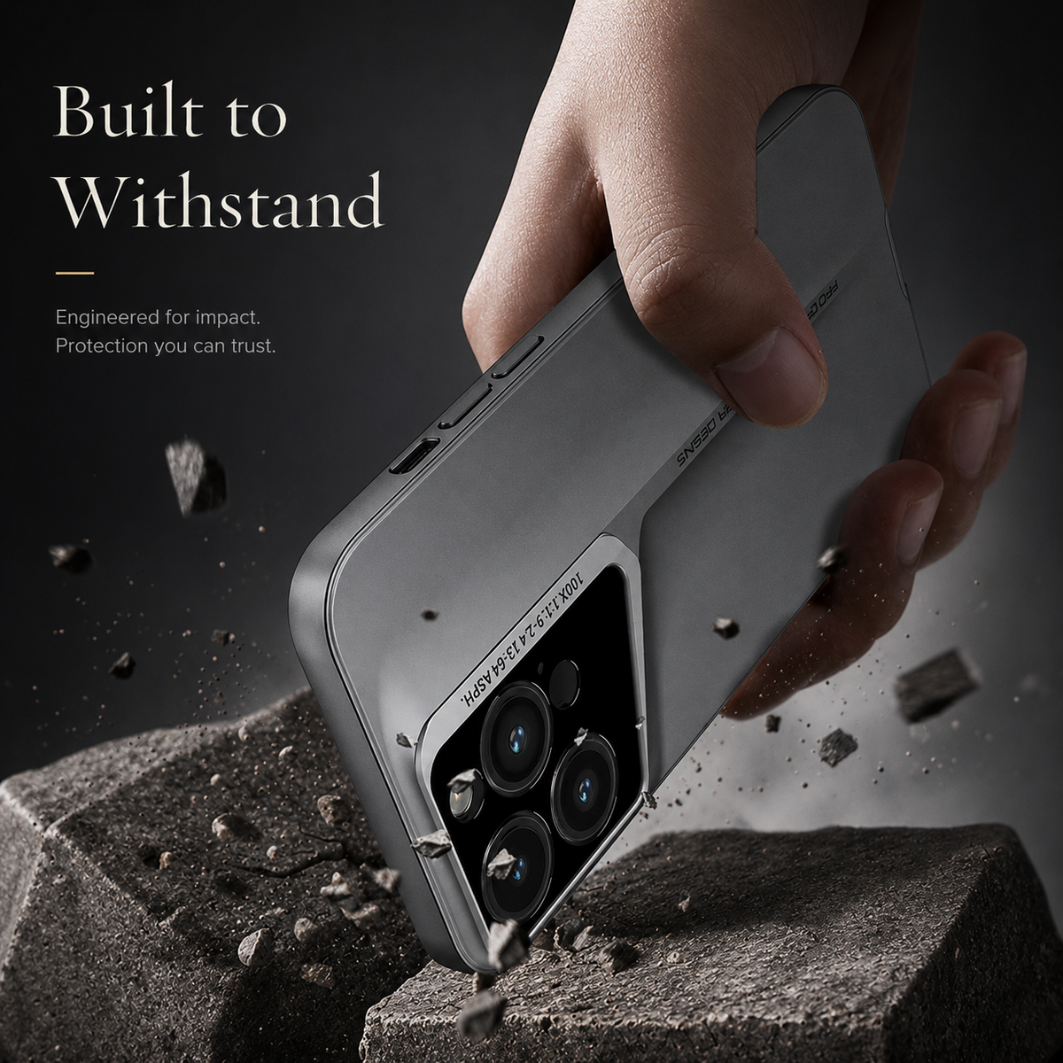 Premium iPhone Case Ultra Slim Hard PC Cover Magnetic Matte Blade Texture Frosted Lens Protection Non Slip Protective Case