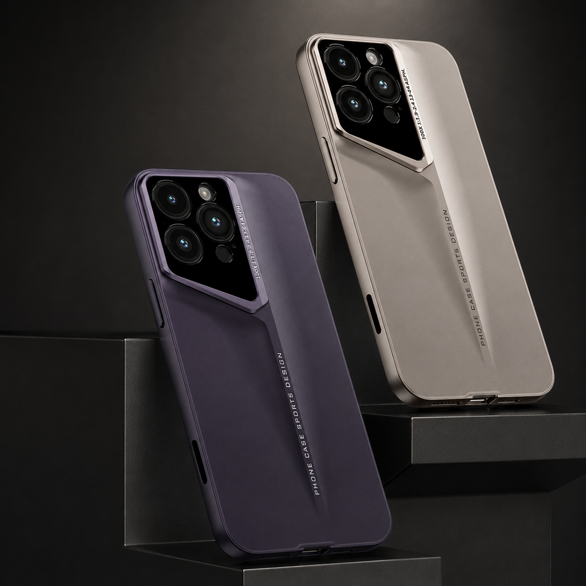 Premium iPhone Case Ultra Slim Matte Hard PC Shockproof Cover with Frosted Lens Protection Anti Fingerprint Non Slip Design