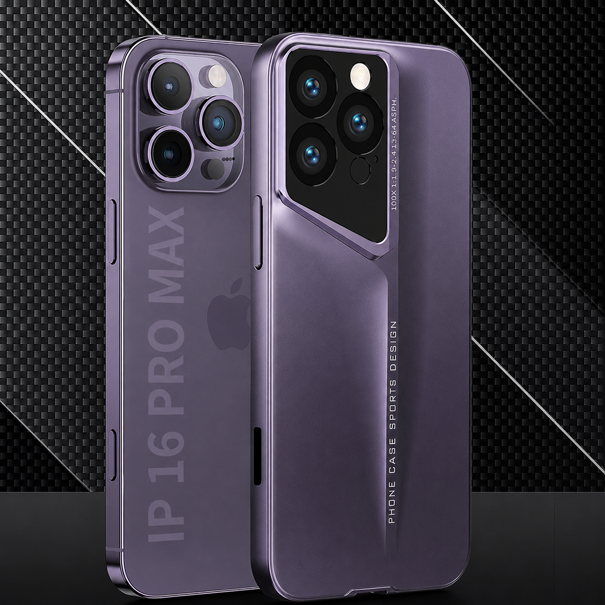 Premium iPhone Case Ultra Slim Matte Hard PC Shockproof Cover with Frosted Lens Protection Anti Fingerprint Non Slip Design