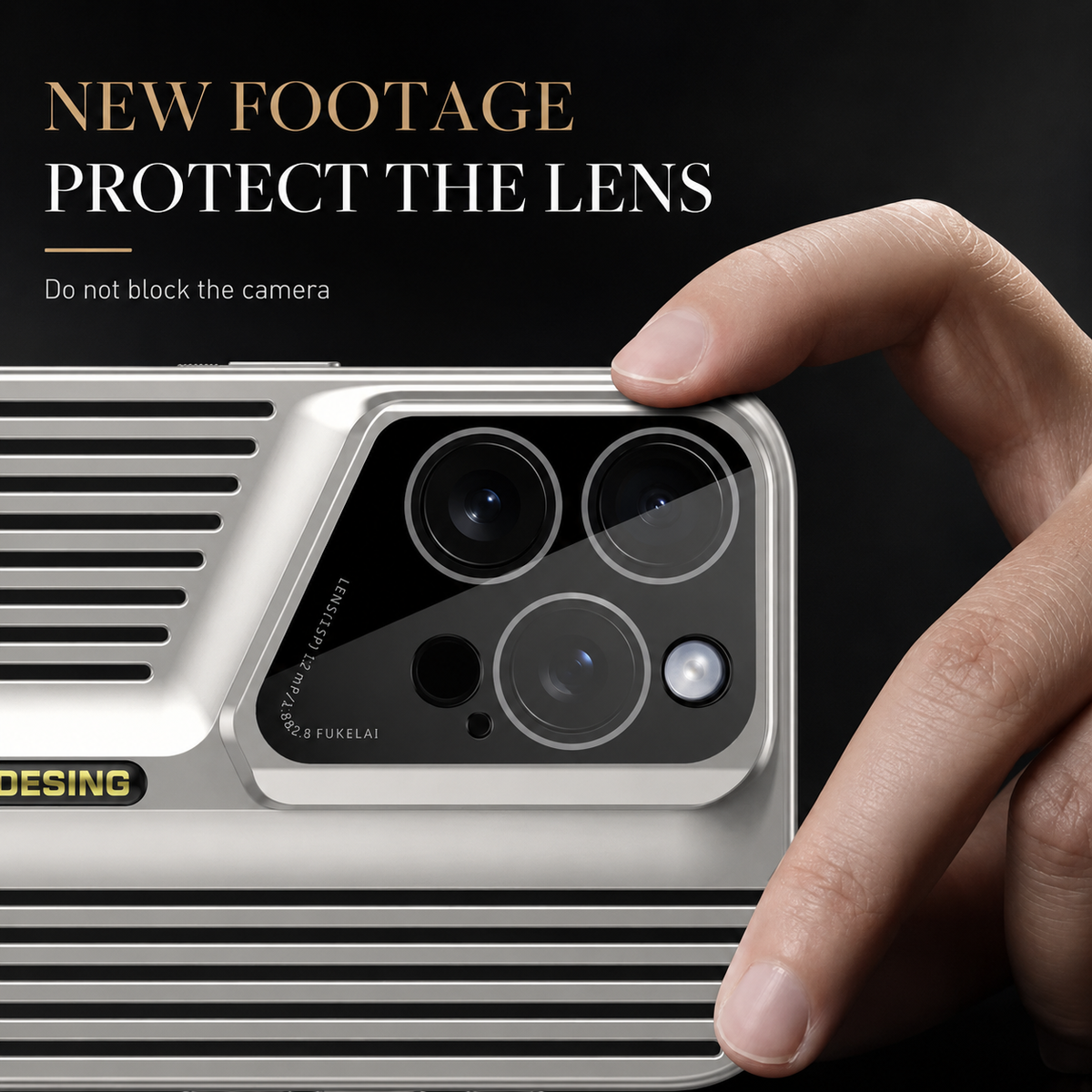 Premium iPhone Case Ultra Thin Heat Dissipation Cover Shockproof PC Protective Back Anti Scratch Lightweight Lens Protection Case