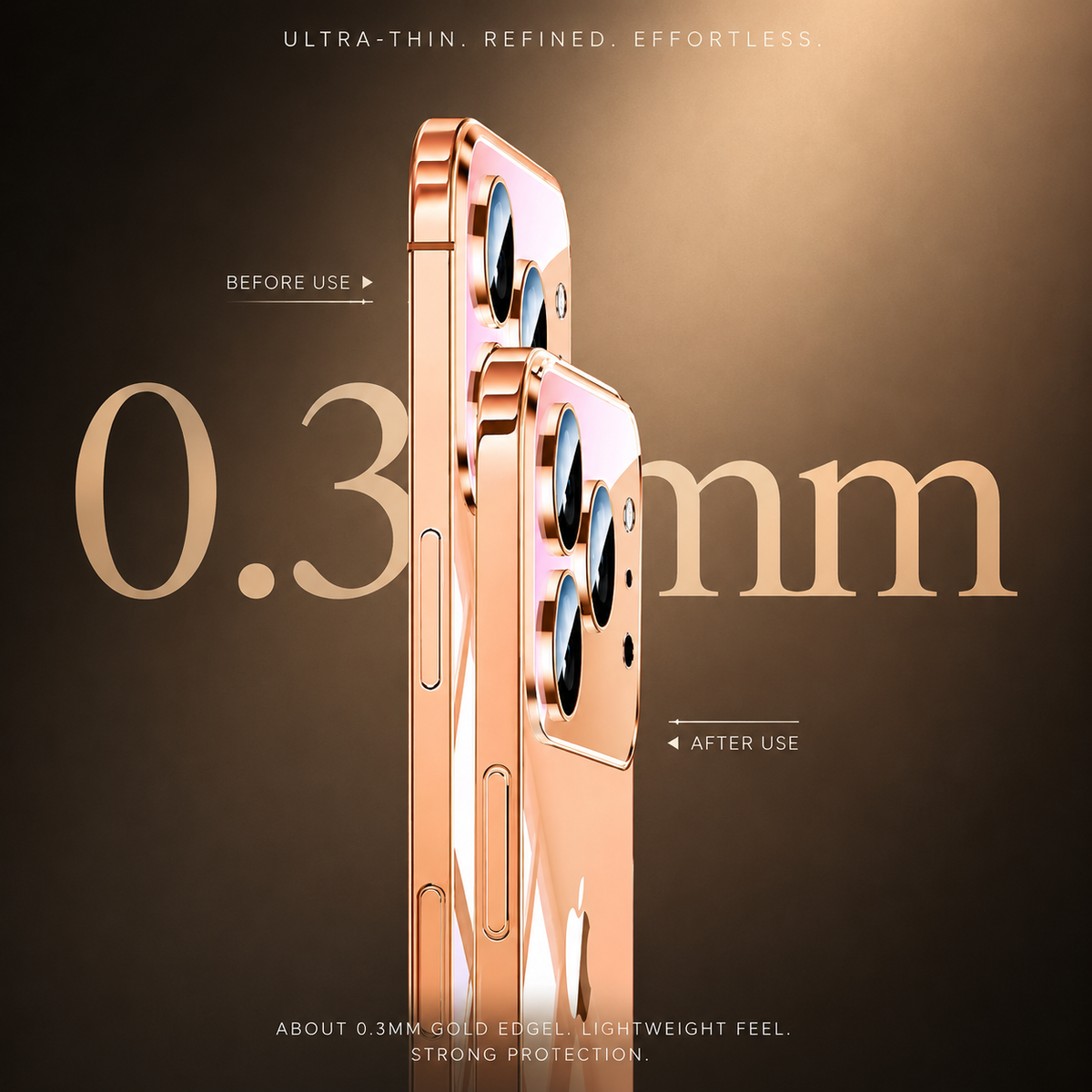 Premium iPhone Case Ultra Thin Transparent TPU Cover Full Lens Protection Shockproof Anti Fingerprint Non Slip Design