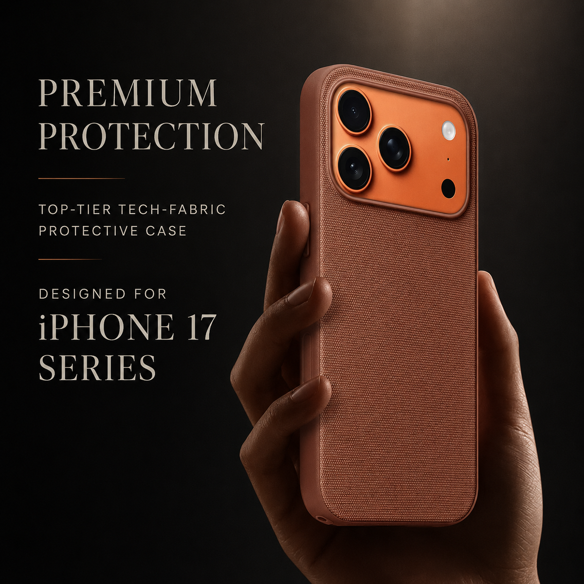 Premium iPhone Case Woven MagSafe Strong Magnetic Cover with Wireless Charging Anti Fingerprint Non Slip Waterproof Fabric Design