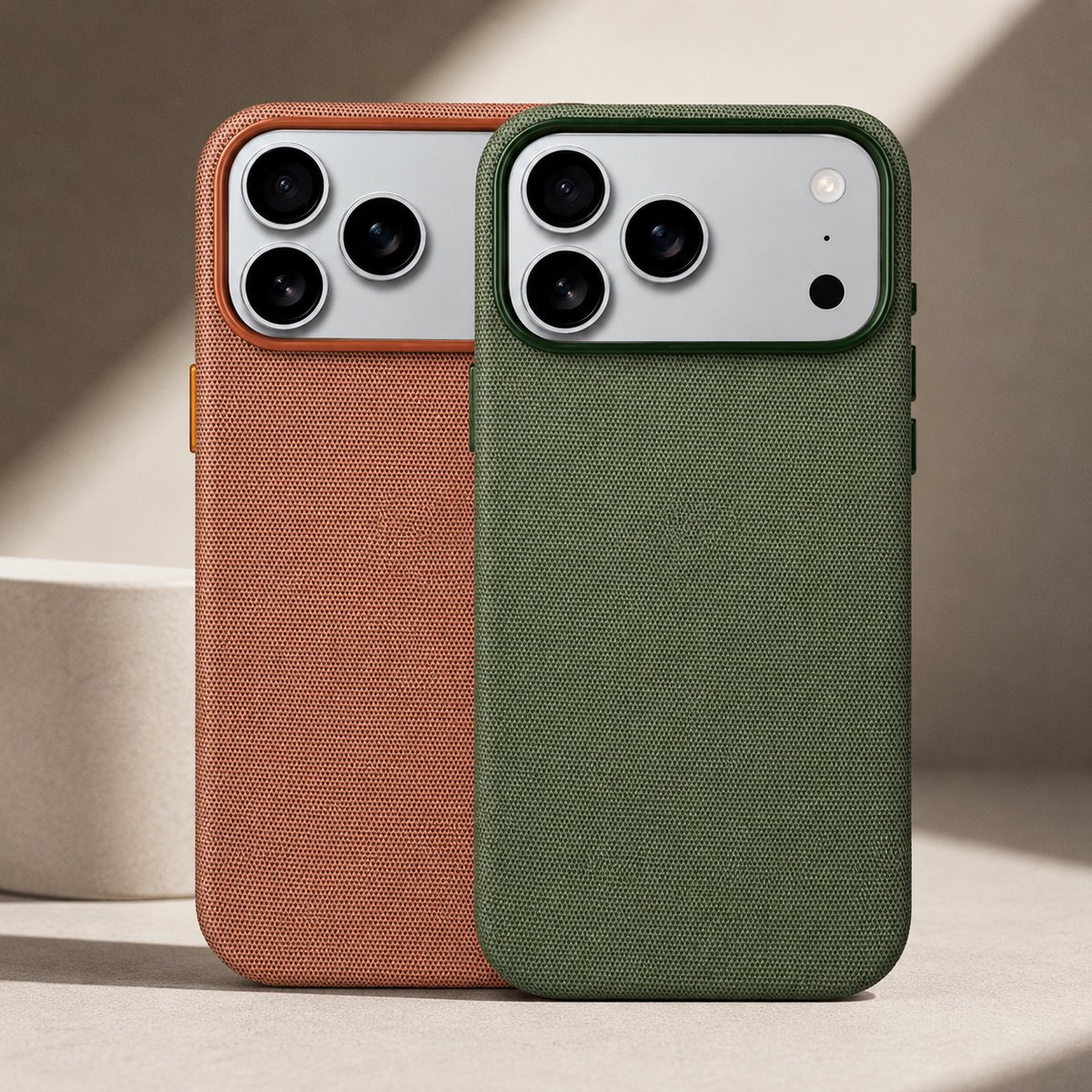 Premium iPhone Case Woven MagSafe Strong Magnetic Cover with Wireless Charging Anti Fingerprint Non Slip Waterproof Fabric Design