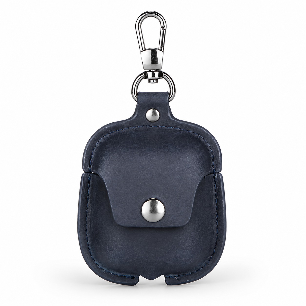 Premium AirPods Case Genuine Leather Protective Cover Shockproof Slim Design Keychain Clip Wireless Charging Compatible