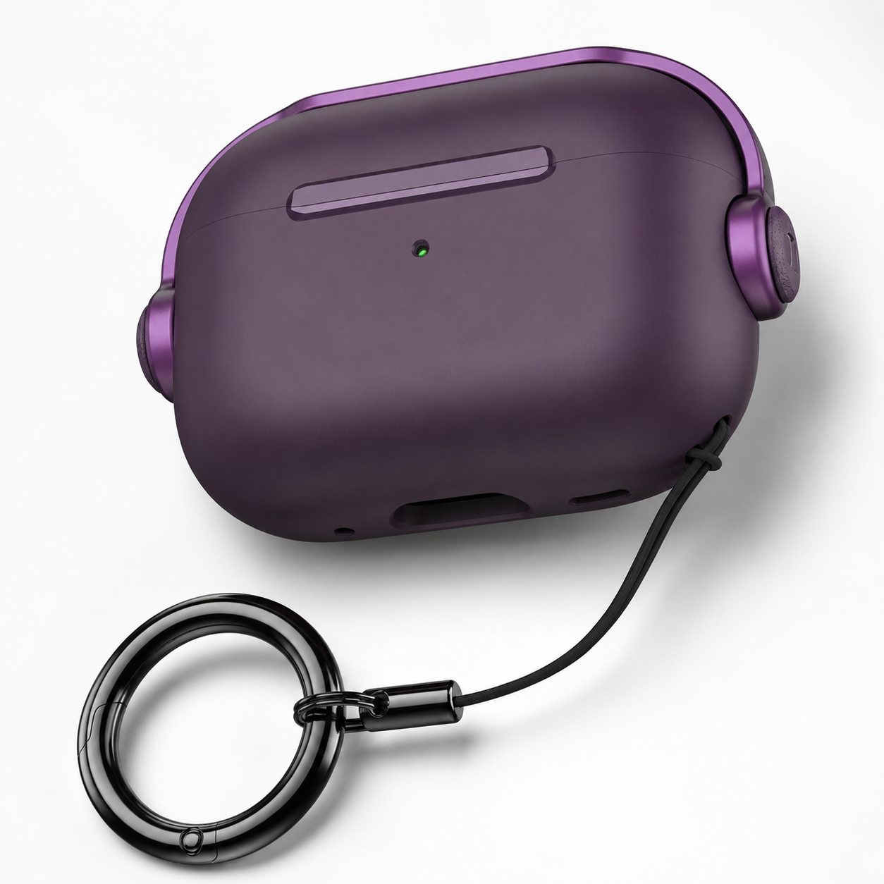 Premium AirPods Case Protective Cover with Lanyard Strap Shockproof Lightweight Design Wireless Charging Compatible