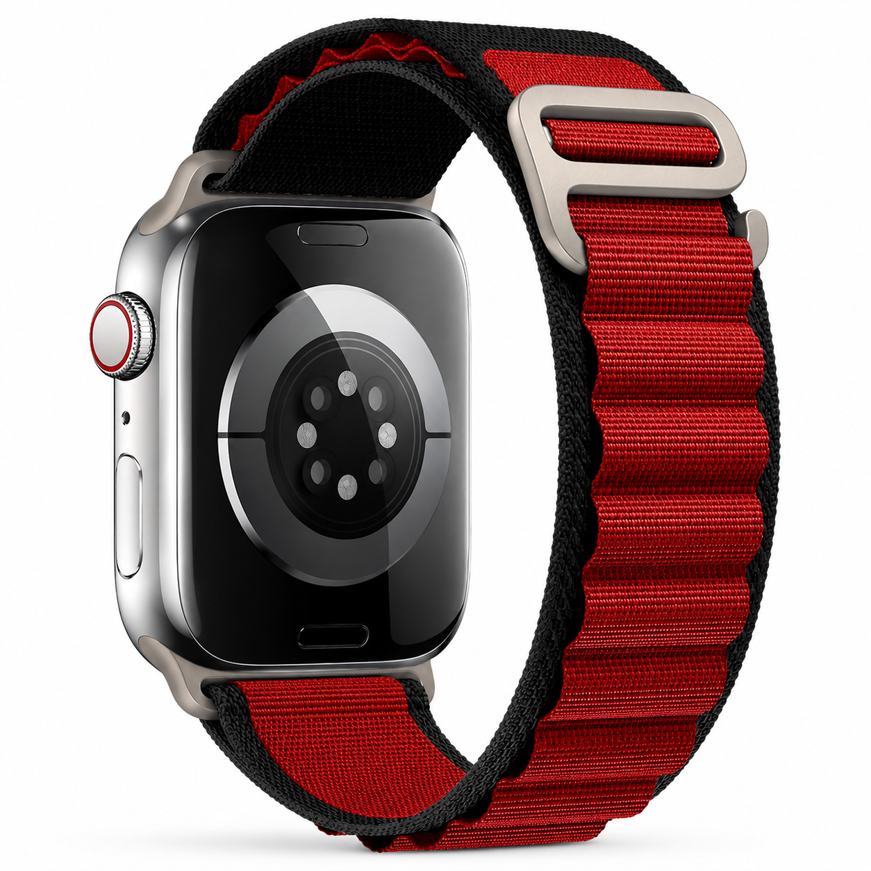 Premium Apple Watch Band Alpine Loop Nylon Strap Adjustable Secure Fit Outdoor Sport Wristband
