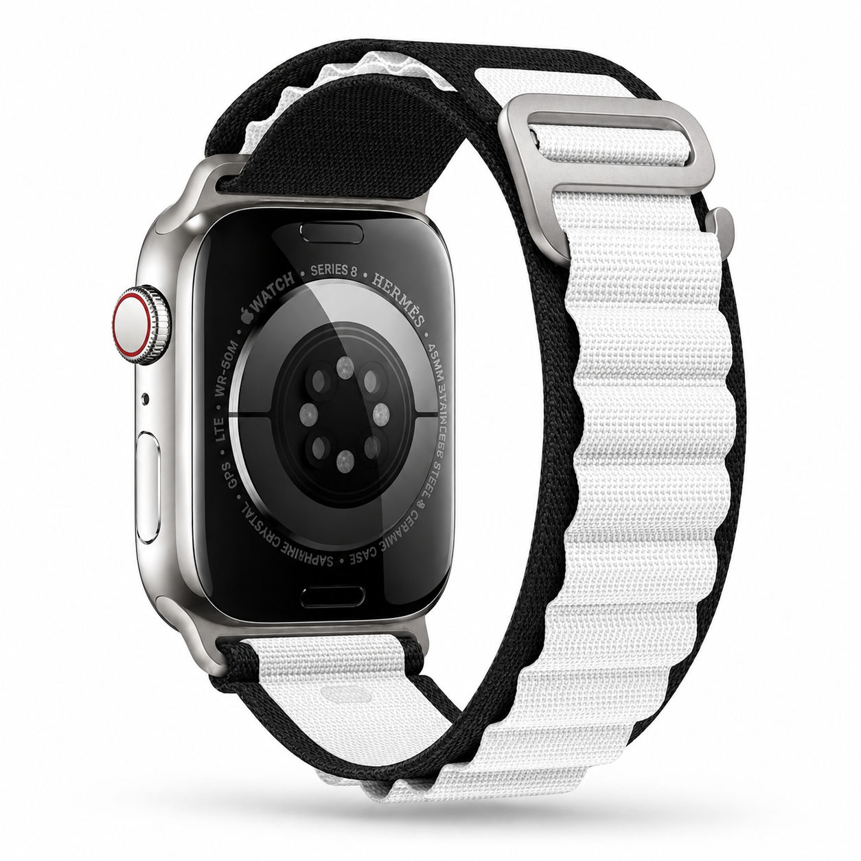 Premium Apple Watch Band Alpine Loop Nylon Strap Adjustable Secure Fit Outdoor Sport Wristband