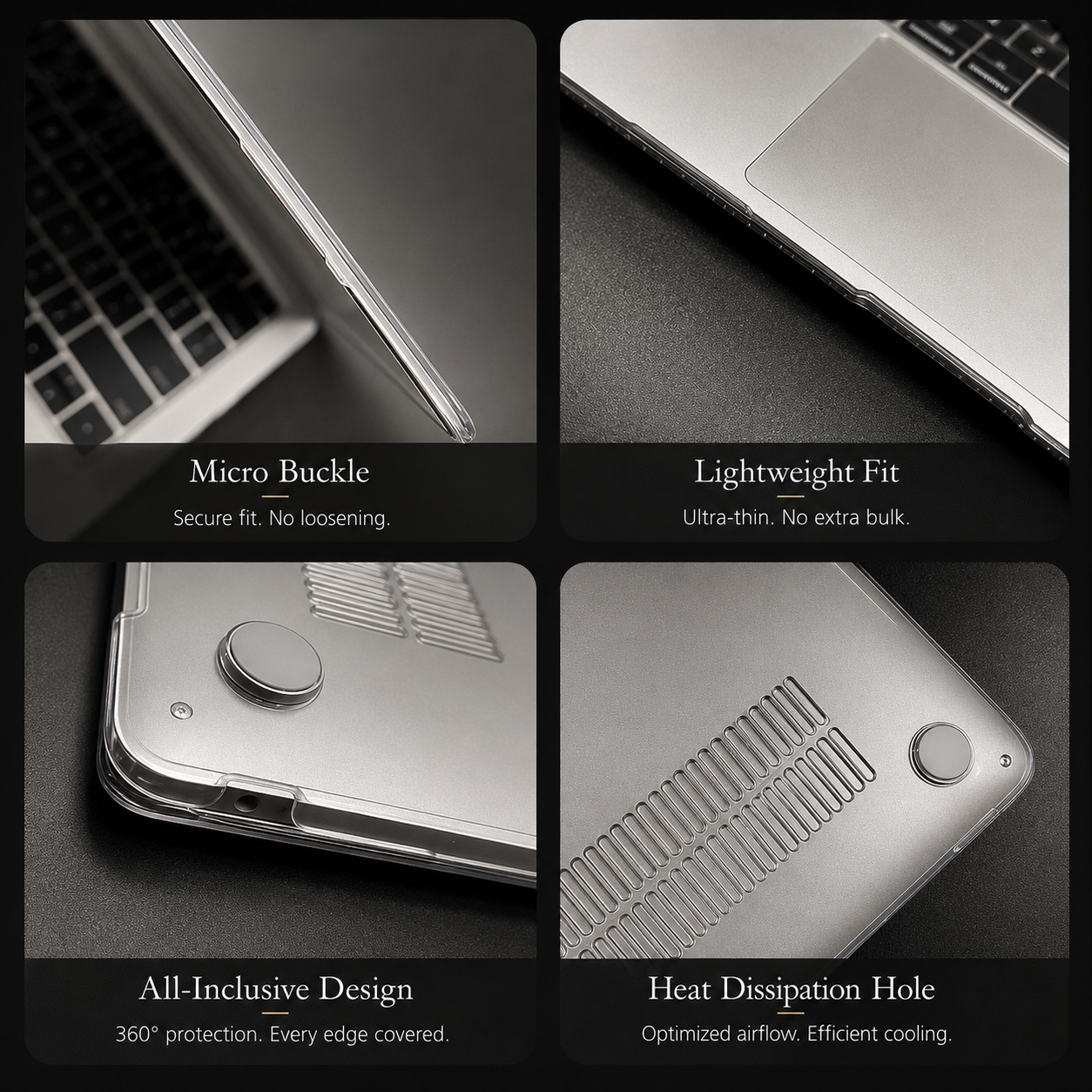 Premium Laptop Case Hard Shell Protective Cover Ultra Thin Scratch Resistant Lightweight MacBook Compatible Design