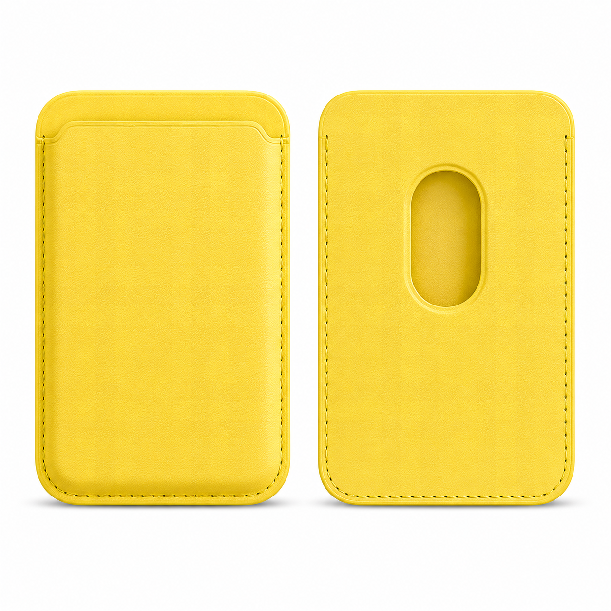 Premium MagSafe Wallet Magnetic Card Holder Slim Leather Phone Wallet Secure Detachable Card Storage Case