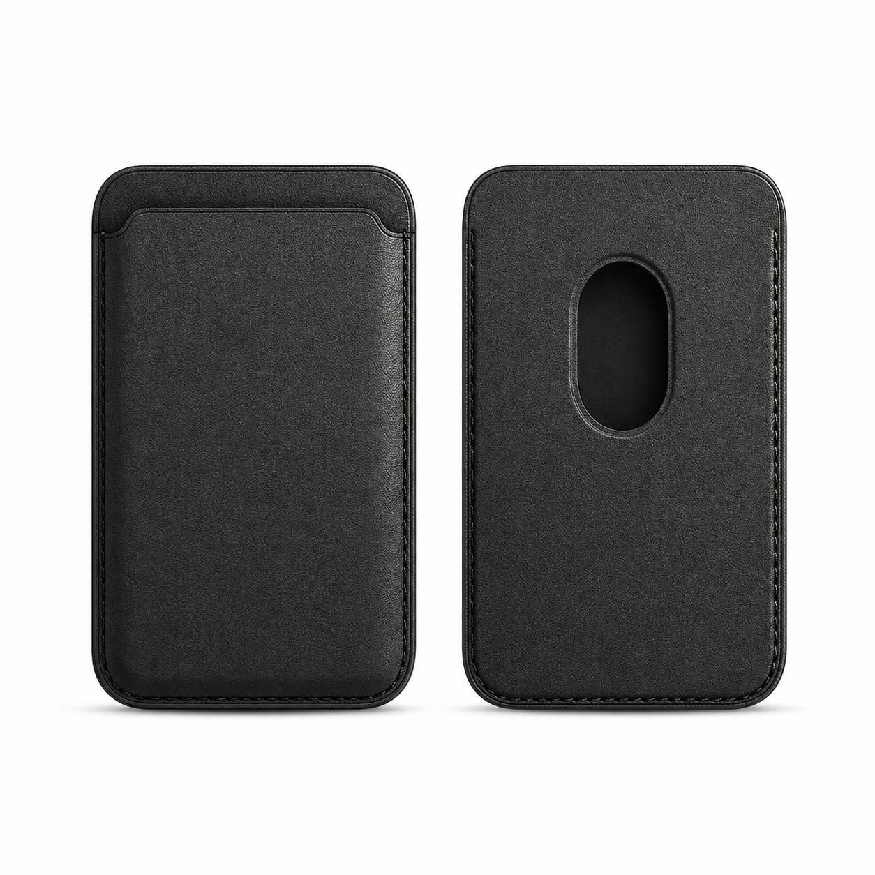 Premium MagSafe Wallet Magnetic Card Holder Slim Leather Phone Wallet Secure Detachable Card Storage Case