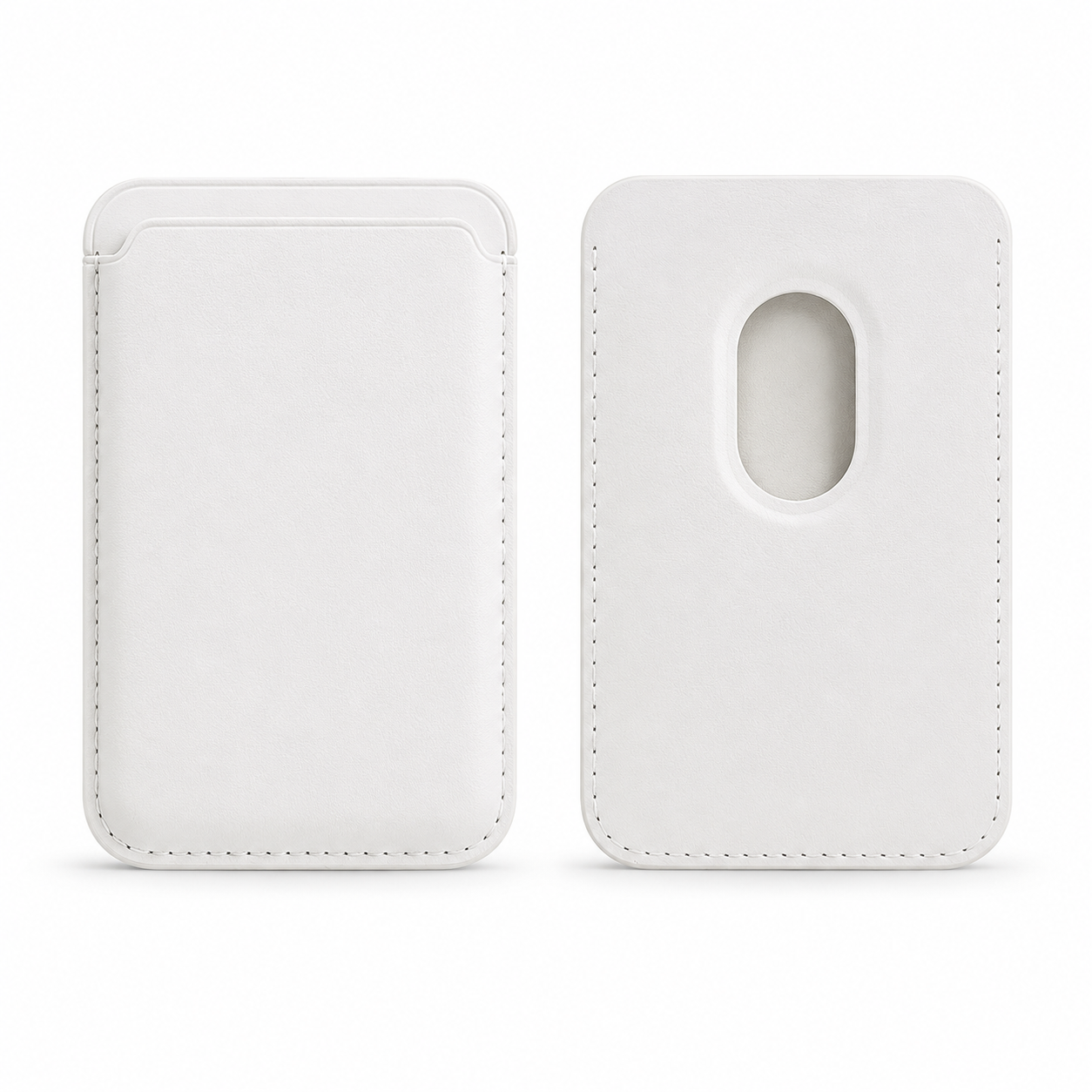 Premium MagSafe Wallet Magnetic Card Holder Slim Leather Phone Wallet Secure Detachable Card Storage Case