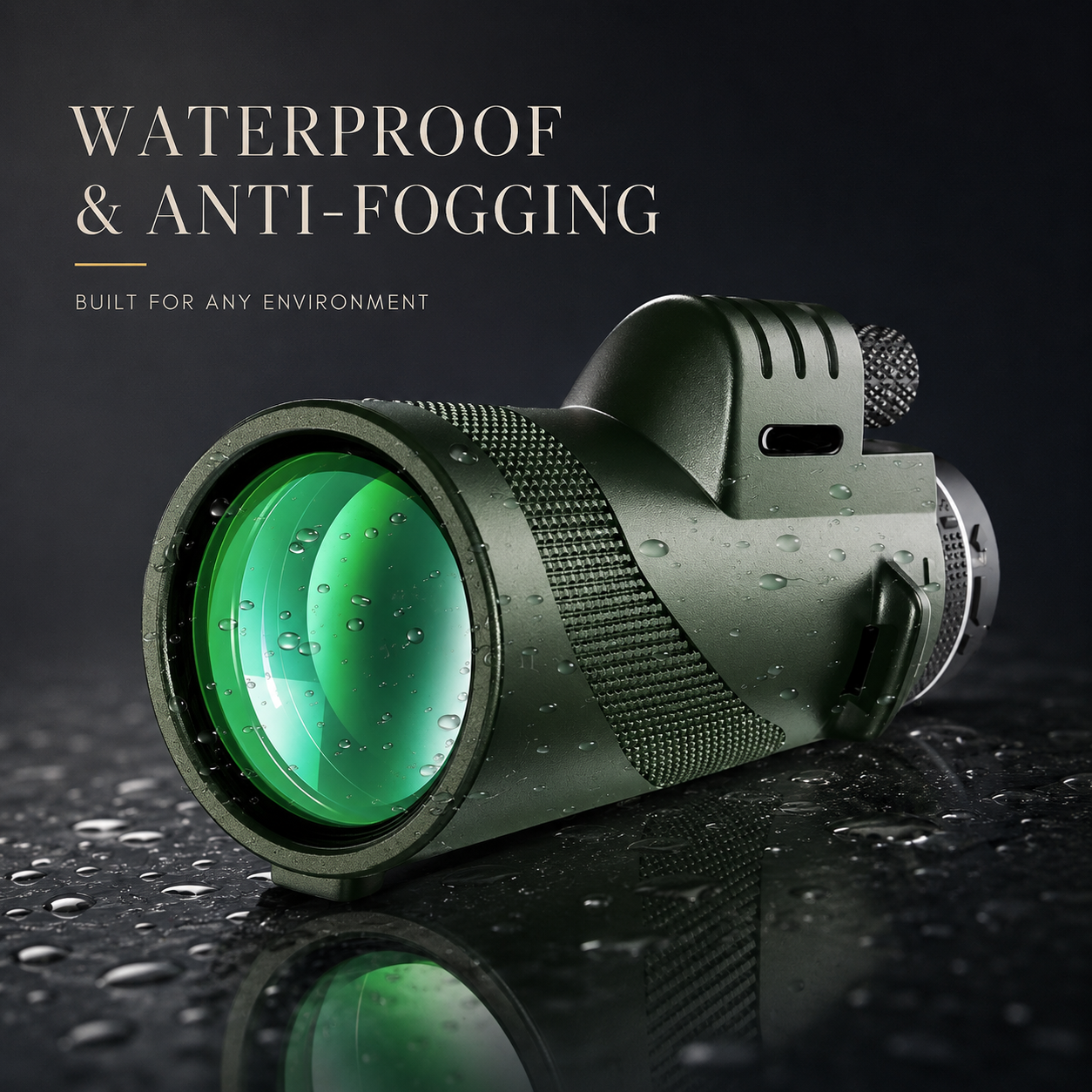 Premium Monocular Telescope HD Zoom Long Range Viewing Portable Folding Outdoor Travel Scope Smartphone Compatible