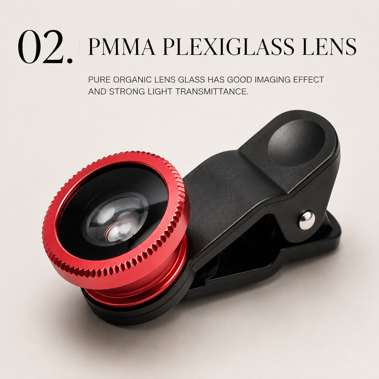 Premium Phone Camera Lens Kit 3 In 1 Fisheye Wide Angle Macro Clip On Smartphone Photography Lens Set