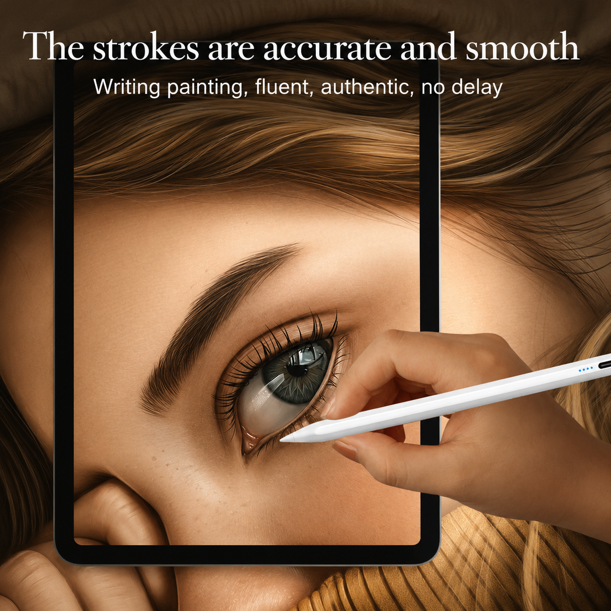 Premium Stylus Pen for Touchscreens Bluetooth Compatible Precision Tip Rechargeable Tablet Pencil Power Display Universal