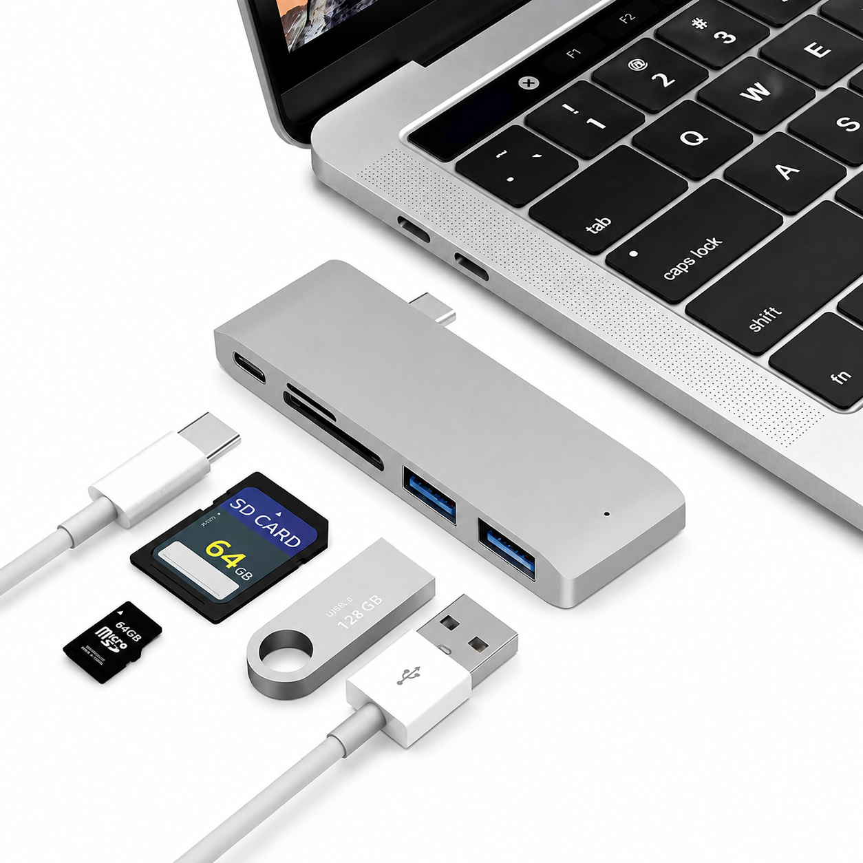 Premium USB C Hub HDMI 4K Adapter Thunderbolt Compatible USB 3 1 Multiport Dock PD Charging SD Reader Laptop Adapter