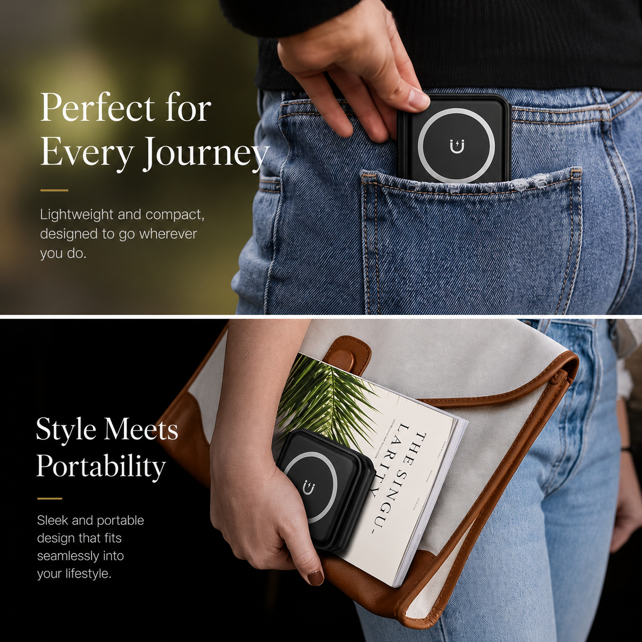 Premium Wireless Charger 3 In 1 Foldable MagSafe Compatible Fast Charging Aluminum Dock Station Magnetic Multi Device Charging Stand