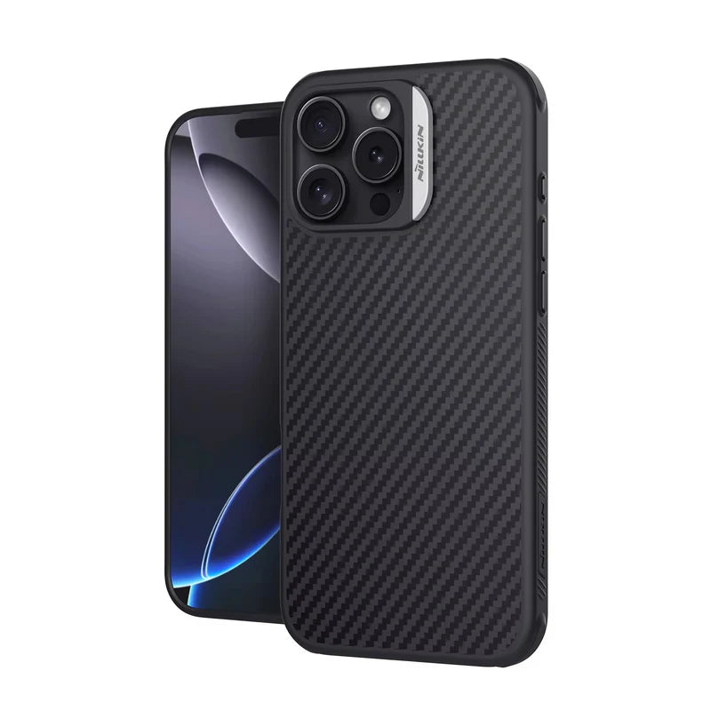 Premium iPhone Case CarboProp Magnetic TPU PC Cover with Lens Holder Shockproof Protective Shell MagSafe Compatible Design