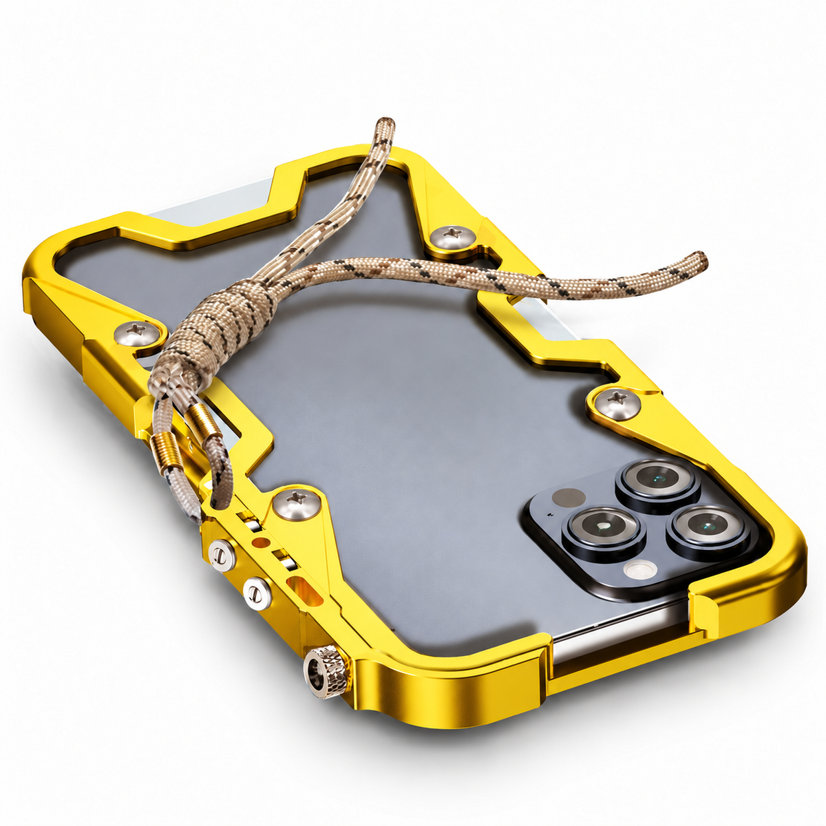 Premium iPhone Case MagSafe Compatible Aluminum Armor Bumper Cover Shockproof Heavy Duty Slim Design