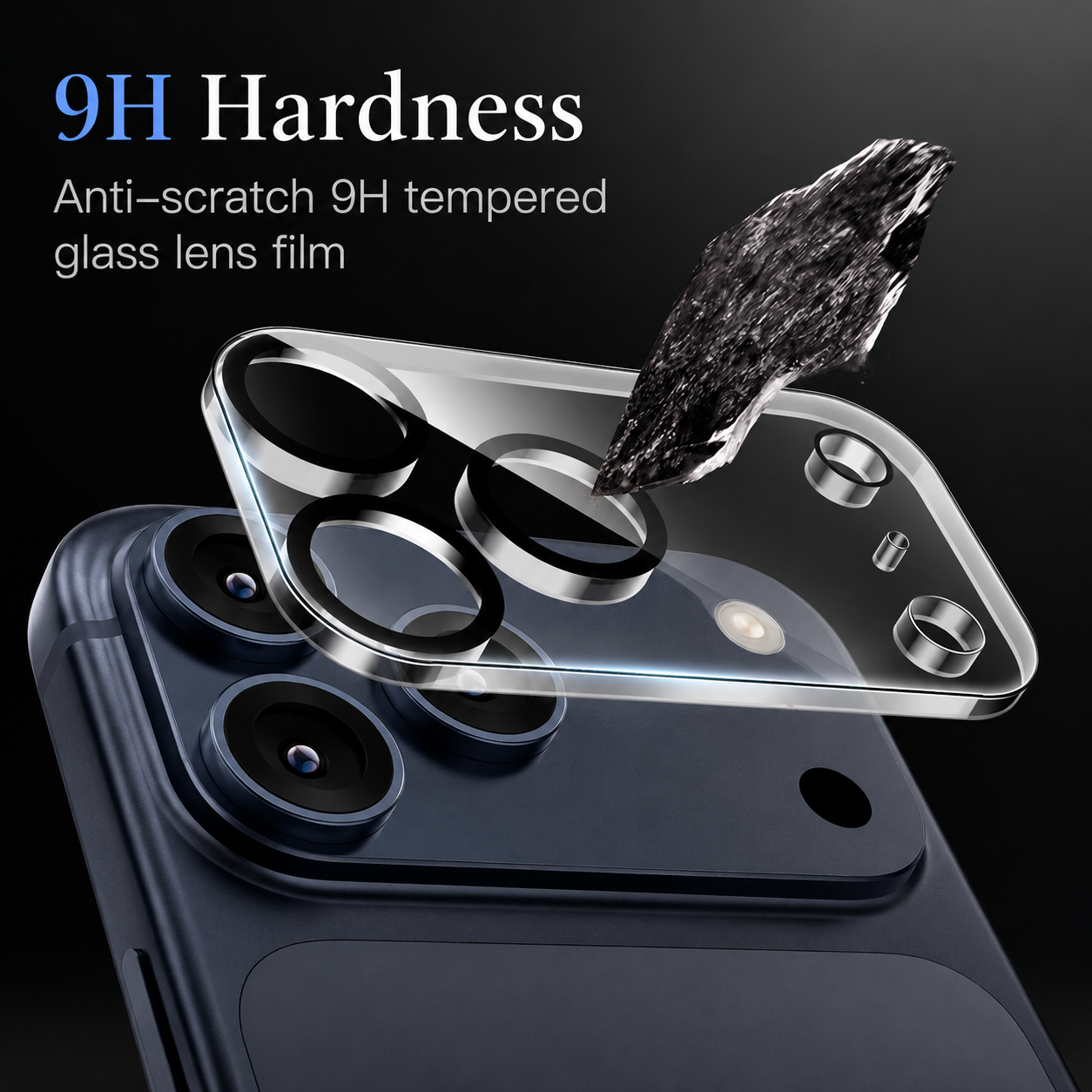 Premium iPhone Camera Lens Protector 9H Tempered Glass Ultra Clear Scratch Resistant Drop Protection Precision Fit Cover