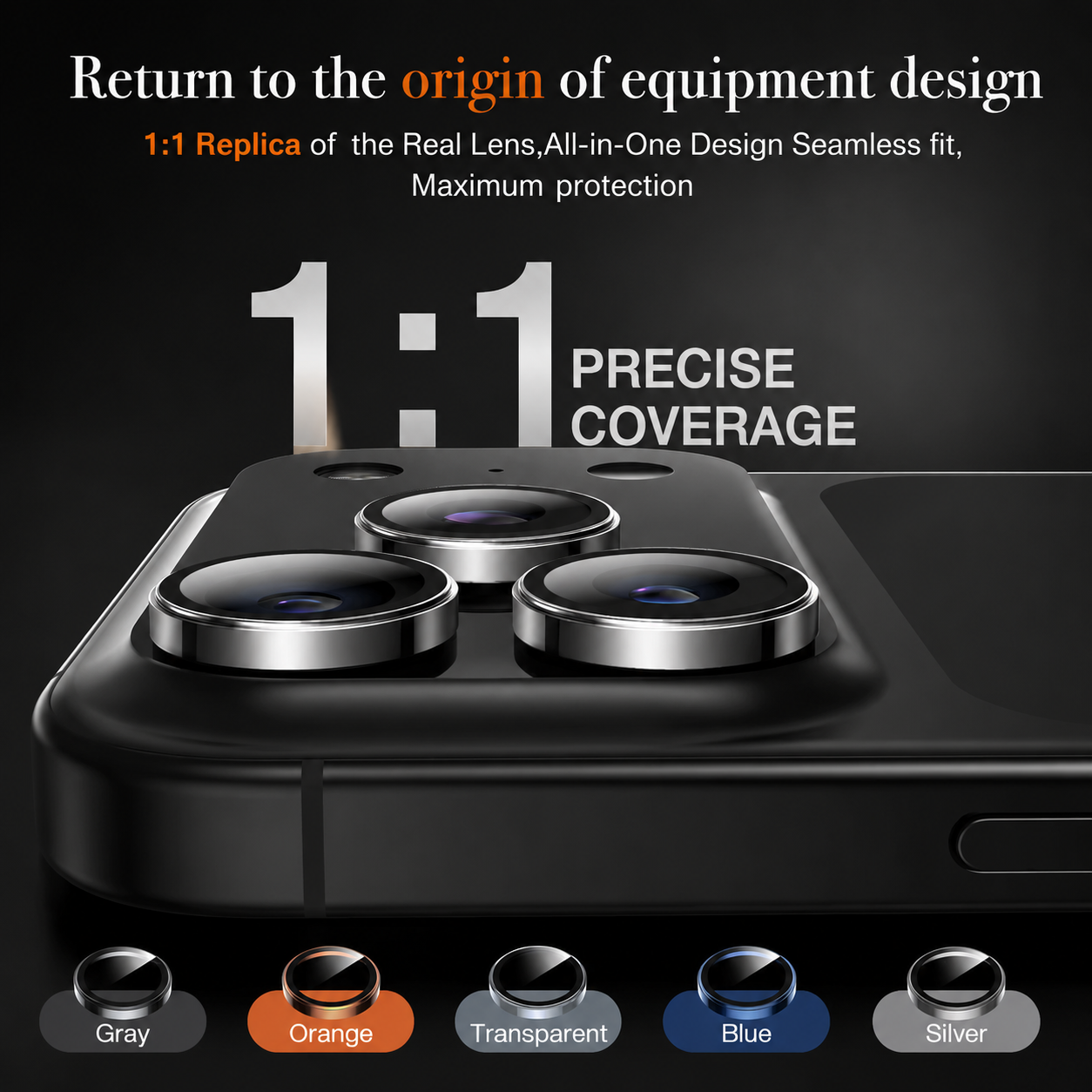 Premium iPhone Camera Lens Protector Tempered Glass Metal Ring Scratch Resistant Shockproof Anti Dust Precision Fit Protective Cover