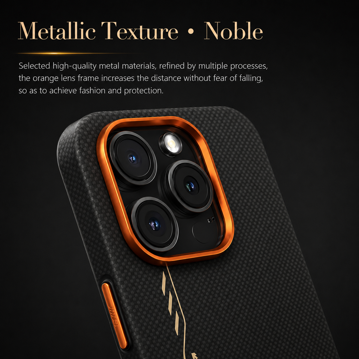 Premium iPhone Case 600D Aramid Fiber Kevlar Cover Magnetic Shockproof Anti Fingerprint Anti Scratch Protection