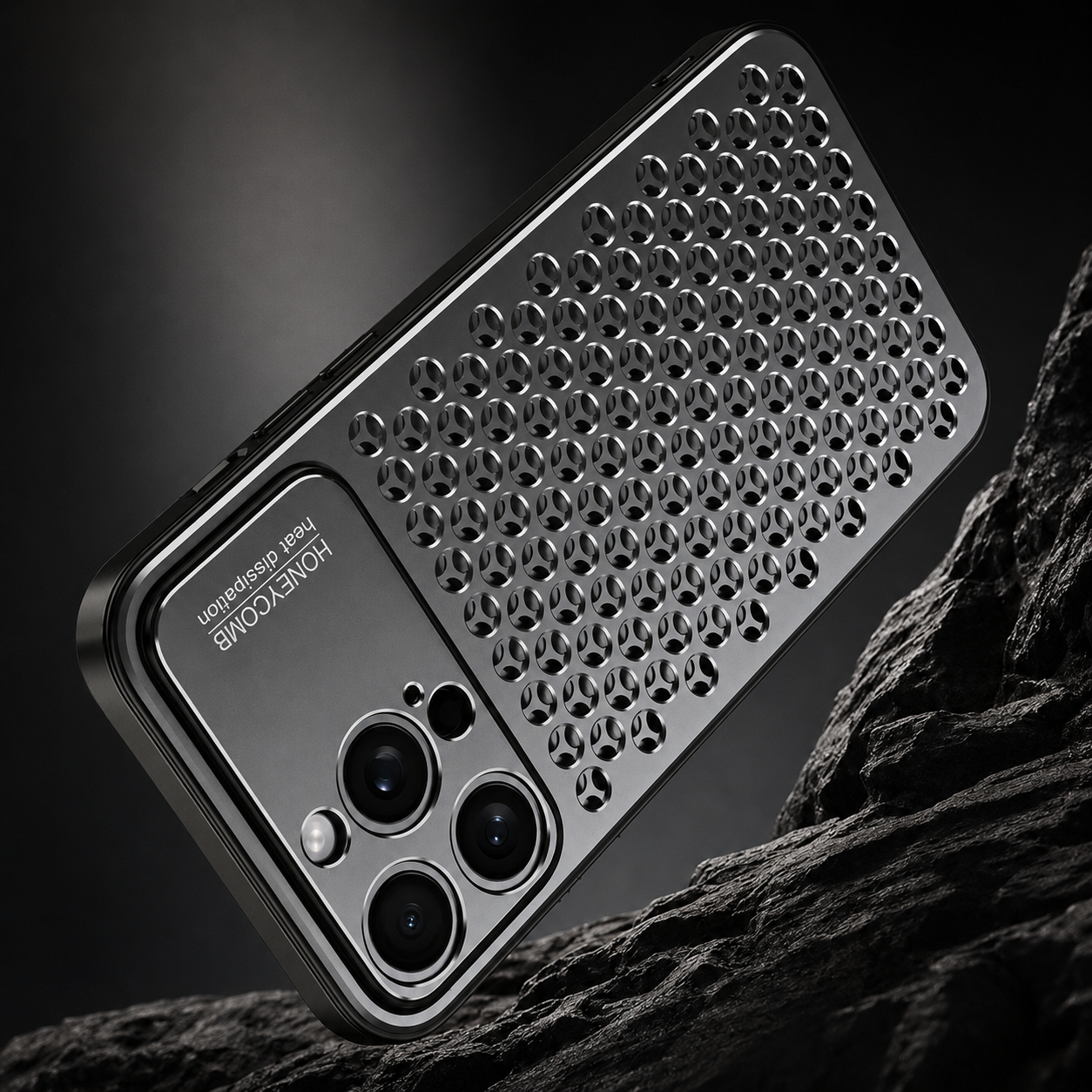 Premium iPhone Case Aluminum Alloy Protective Cover Breathable Metal Design Anti Fingerprint Scratch Resistant Slim Frame