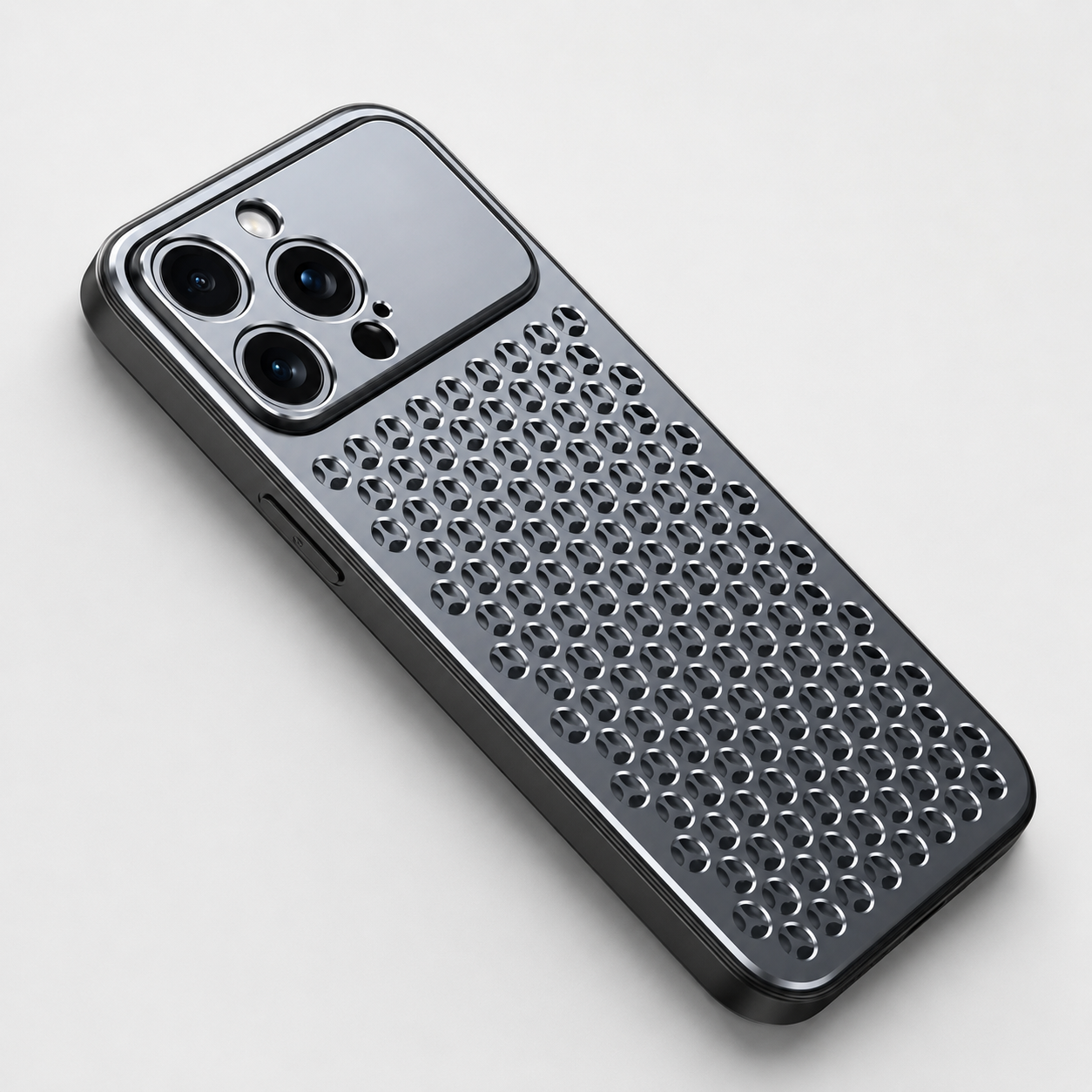 Premium iPhone Case Aluminum Alloy Protective Cover Breathable Metal Design Anti Fingerprint Scratch Resistant Slim Frame