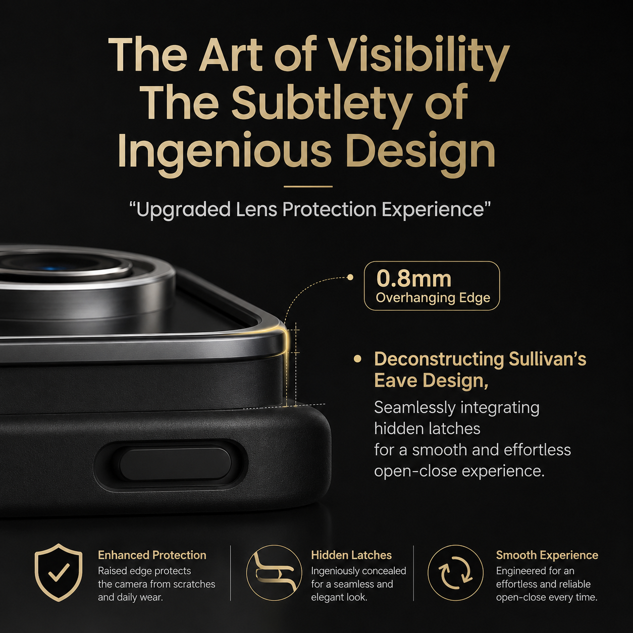 Premium iPhone Case Aramid Fiber Kevlar 600D Half Wrapped Cover with MagSafe Invisible Camera Ring Stand Shockproof Anti Fingerprint Design