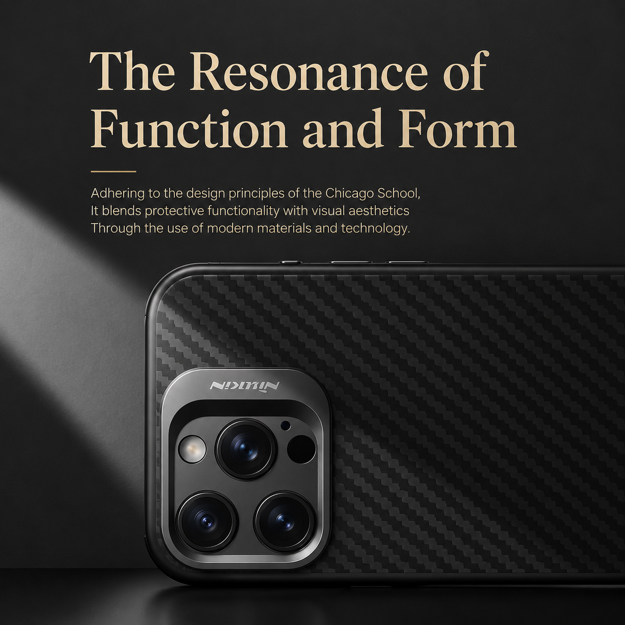 Premium iPhone Case Aramid Fiber Kevlar 600D Half Wrapped Cover with MagSafe Invisible Camera Ring Stand Shockproof Anti Fingerprint Design