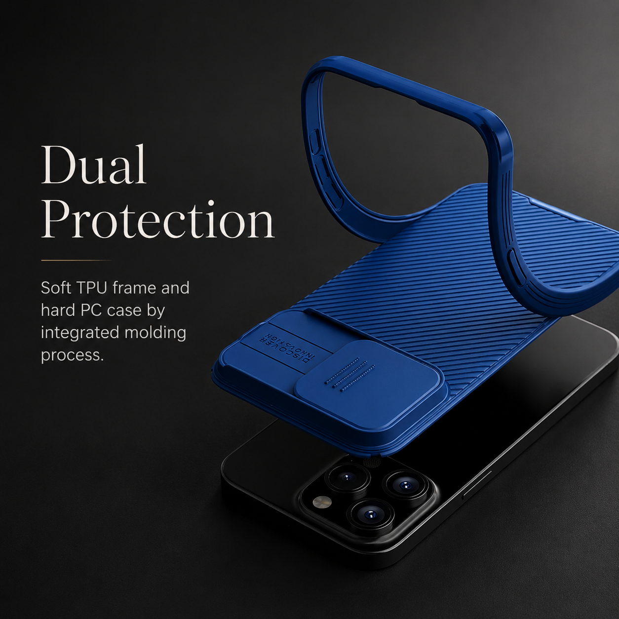 Premium iPhone Case CamShield Magnetic Cover Sliding Camera Protection Shockproof TPU PC Rugged Full Coverage