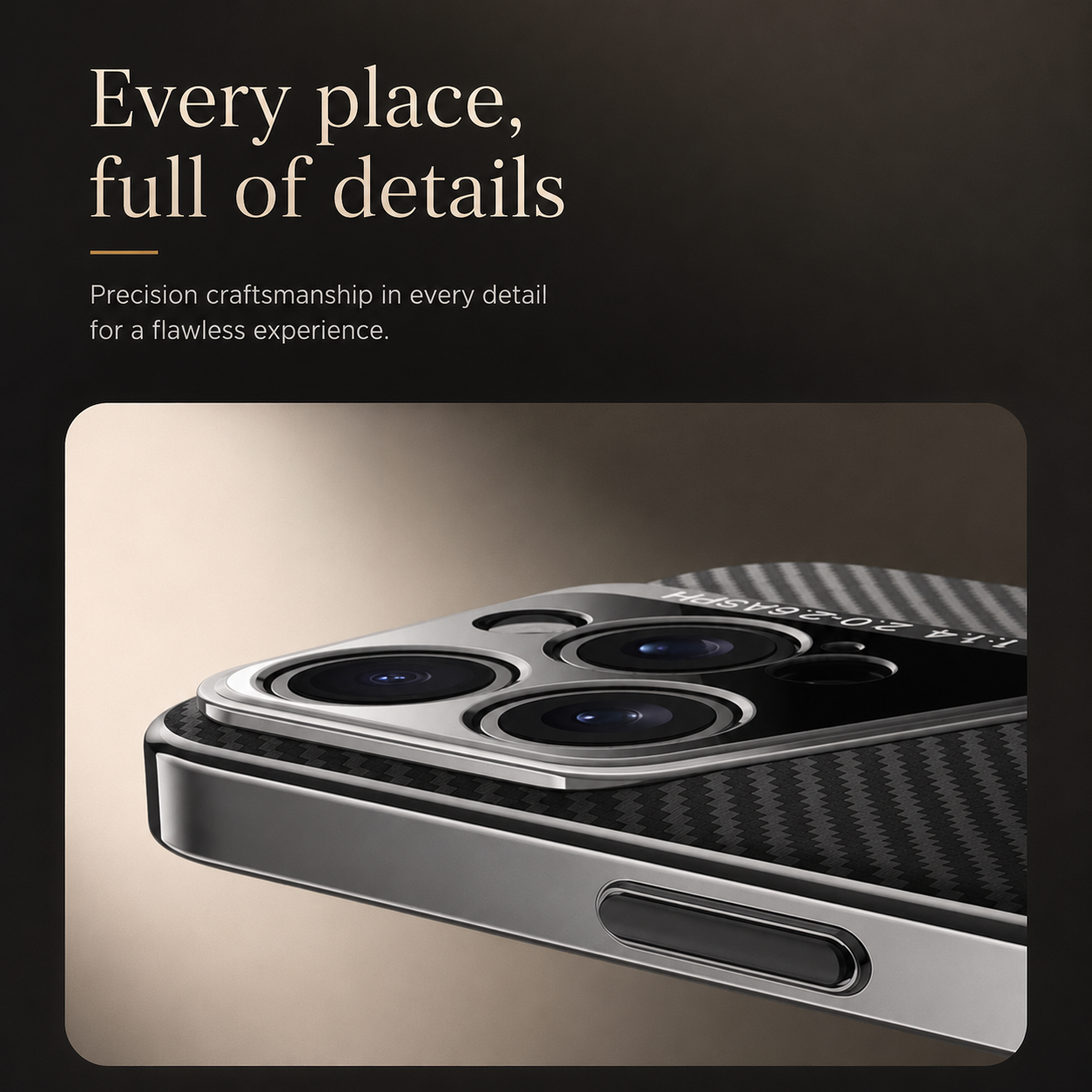 Premium iPhone Case Carbon Fiber Electroplated Cover Magnetic Shockproof Anti Fingerprint Full Coverage Protective Case